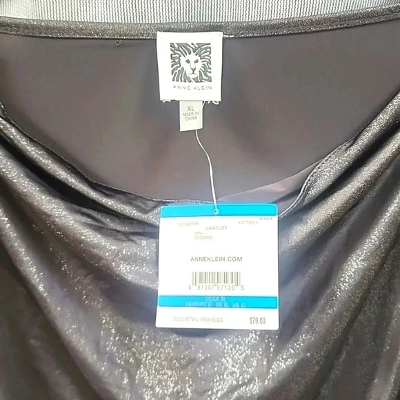 Anne Klein Cowl Neck Long Sleeve NWT - Picture 2 of 2